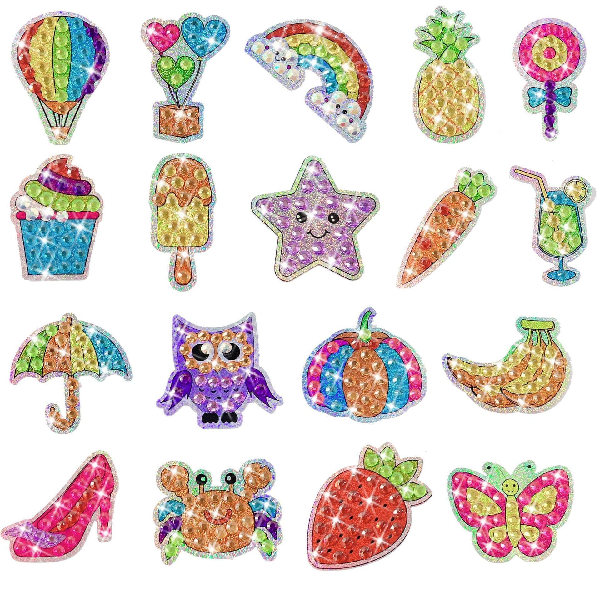 image-Douyin Rabbit Year Puzzle Sticker - DIY Crystal Diamond Fridge Decal - Cartoon Style