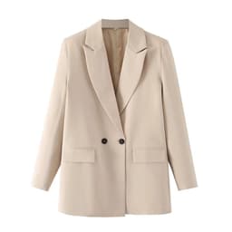 image-Women's Small Suit - Milky Apricot Polyester L Slim