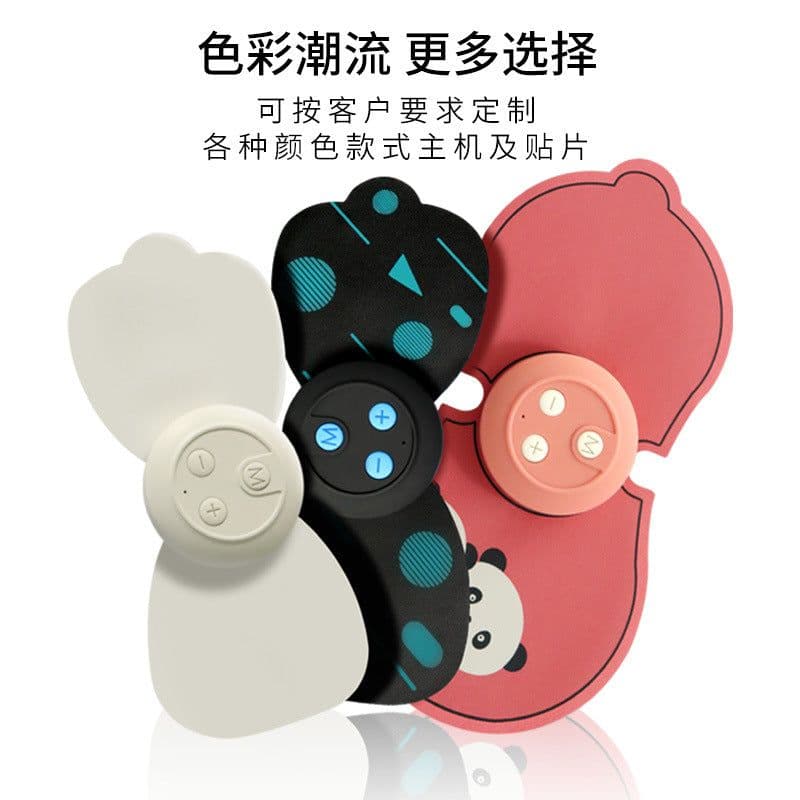 image-Cross-border wholesale new cervical massage patch wireless remote control ems pulse massager cervical instrument neck massage patch