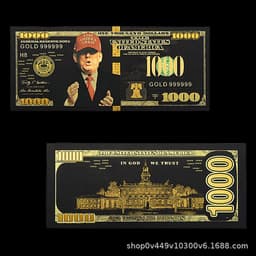 image-Trump Gold Foil Commemorative Card Set