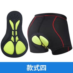 image-Soonertu Cycling Shorts Men - Blue Silicone Padded