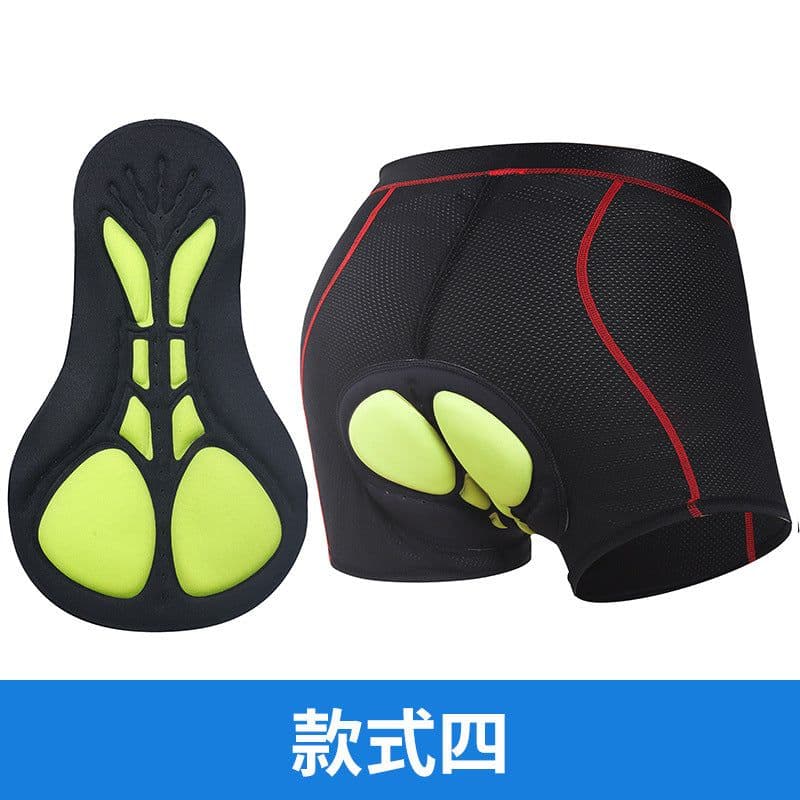 image-Soonertu Cycling Shorts Men - Blue Silicone Padded