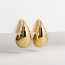 image-Metal Drop Earrings - Retro Design Women's Fashion