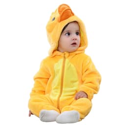 image-MICHLEY Baby Jumpsuit Hooded Flannel - Tiger 70cm