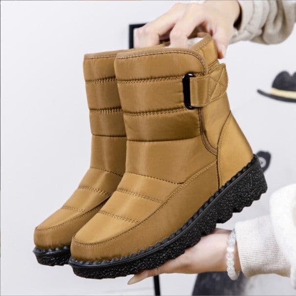 image-Saiqilong Women's Snow Boots - Waterproof High Top