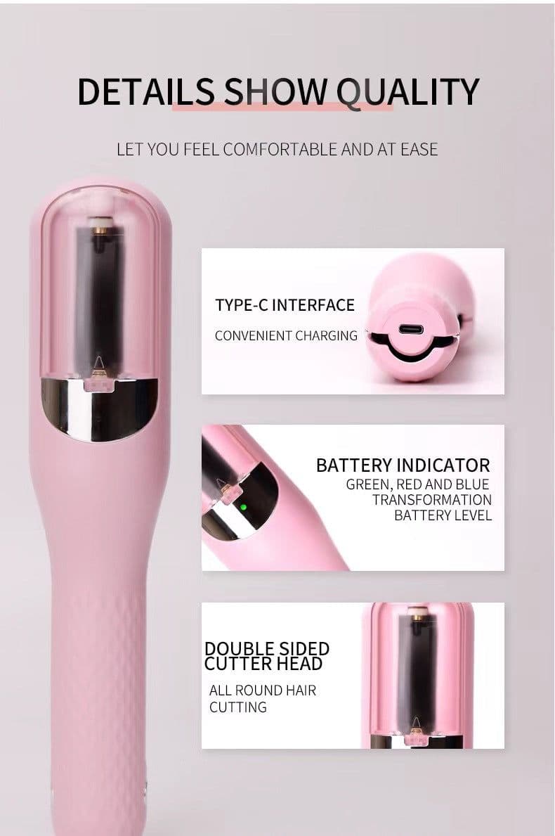 image-New cross-border 3rd generation charging 2 in 1 hair trimmer hair styling multi-function hair chopper hair split end trimmer