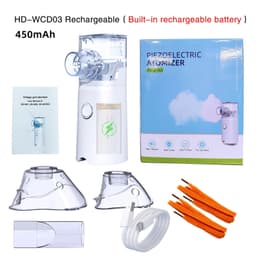image-Portable Handheld Nebulizer - White USB Rechargeable