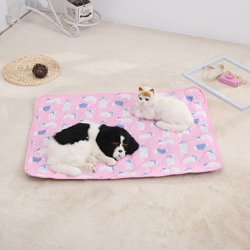 image-Flying Elf Pet Ice Mat XL 70×100cm Blue