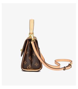 image-Longming Valley 2022 PVC Street Fashion Shoulder Messenger Bag - Contrast Color Small Square