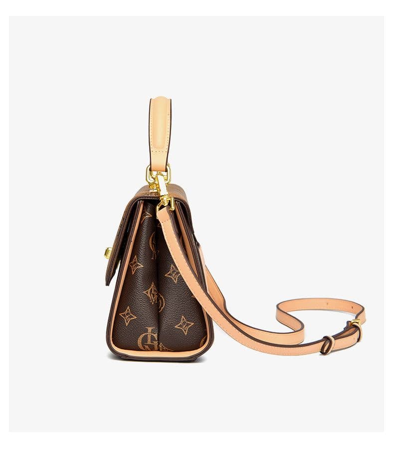 image-Longming Valley 2022 PVC Street Fashion Shoulder Messenger Bag - Contrast Color Small Square