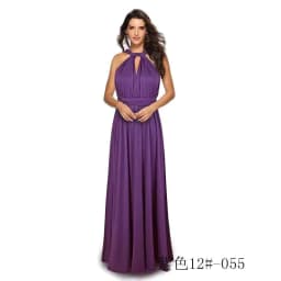 image-Cross-border European and American solid color and various ways to wear sexy strappy red dress long skirt dress bridesmaid dress