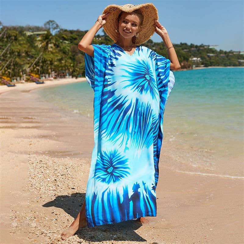 image-LH621 European and American beach blouse cotton skirt
