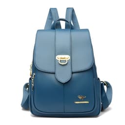 image-Large Capacity 2022 PU Leather Backpack - Street Fashion Travel Bag