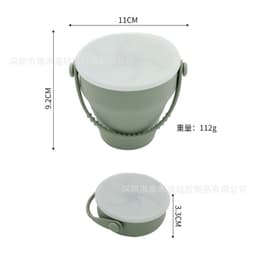 image-Children's Folding Silicone Snack Bowl - 2023 New Portable Design