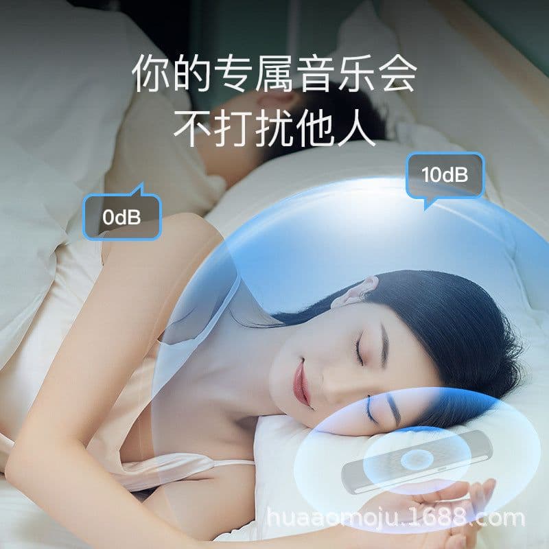 image-Bone conduction sleep aid audio pillow speaker - Bluetooth 4.0 Mini