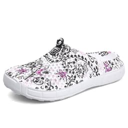 image-Women's Garden Clogs - Purple Flower EVA Size 42