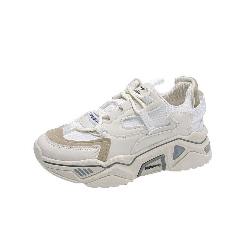image-Women's Sports Casual Shoes - Grey Color Matching