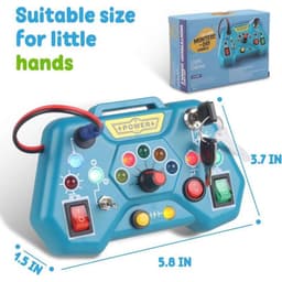 image-Early childhood education children's toys Huarongdao LCD display game console thinking