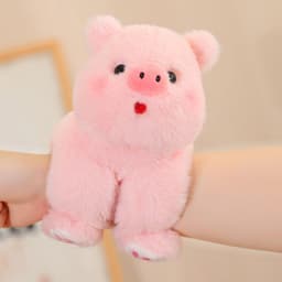 image-Zoo Red Panda Plush Toy - Animal Bracelet Slap Ruler Gift for Kids