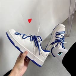 image-Haze Blue Sports Casual Sneakers - Unisex