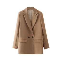 image-Women's Small Suit - Milky Apricot Polyester L Slim
