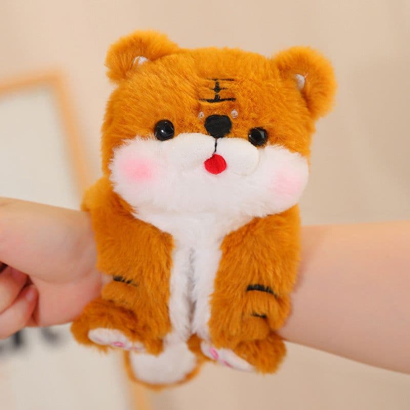 image-Zoo Red Panda Plush Toy - Animal Bracelet Slap Ruler Gift for Kids