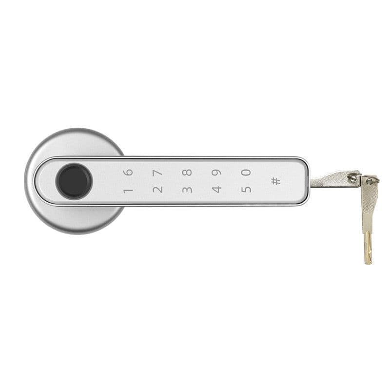 image-Tuya Bluetooth Smart Lock with Fingerprint & Glass Password for Doors