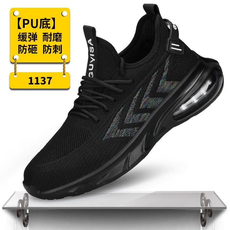 image-Welshund Safety Work Shoes - Steel Toe Anti-Smash
