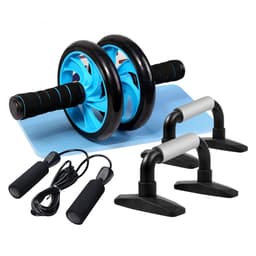 image-LEATOU Ab Wheel 7-Piece Indoor Fitness Equipment Set - LT-TZ32