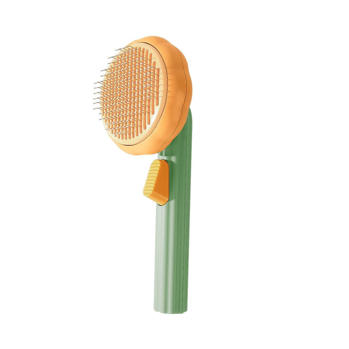 image-Aiwo Pumpkin Pet Comb - Cat Dog Hair Brush Green
