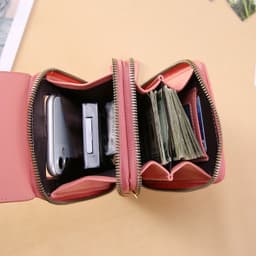 image-New-Blue PU Vertical Mobile Phone Bag, Small Cross-Body for Women