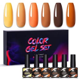 image-Nee Jolie UV Gel Nail Polish Set - 6 Colors 8.5ml