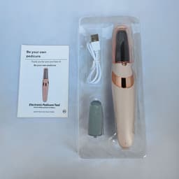 image-Electric Foot Grinder - Pink Pedicure Callus Remover