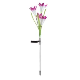image-Outdoor Solar Lily Light LED Waterproof Garden Lawn Decor - IP65