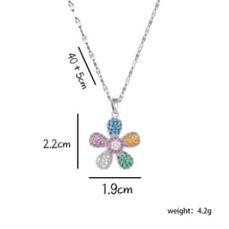 image-Titanium Steel Diamond Necklace - Women's Clavicle Chain
