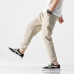 image-Jin Geyi Men's 5XL Japanese Harem Pants - Light Yellow Flax