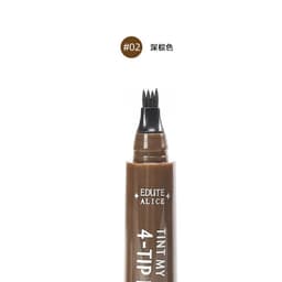 image-Cross-border hot selling four-head forked liquid eyebrow pencil Korean version four-claw waterproof and anti-Han long-lasting not easy to smudge lazy eyebrow pencil