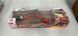 image-Pet remote control electric induction intelligent obstacle avoidance Bungarus snake snake cat toy scary trick rattlesnake