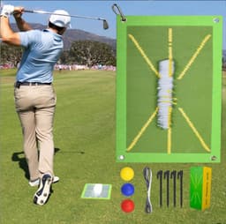 image-Golf Training Mat Practice Indoor Outdoor
