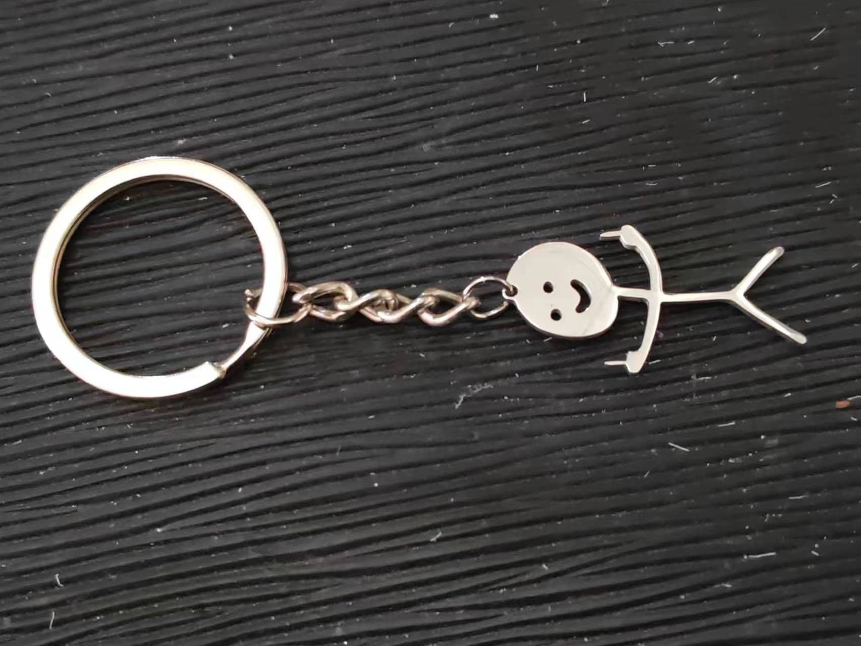 image-Doodle Character Stainless Steel Necklace