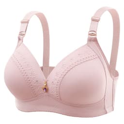 image-Women's Gathered Lift Bra - Milk Ash 36/80 3/4 Cup
