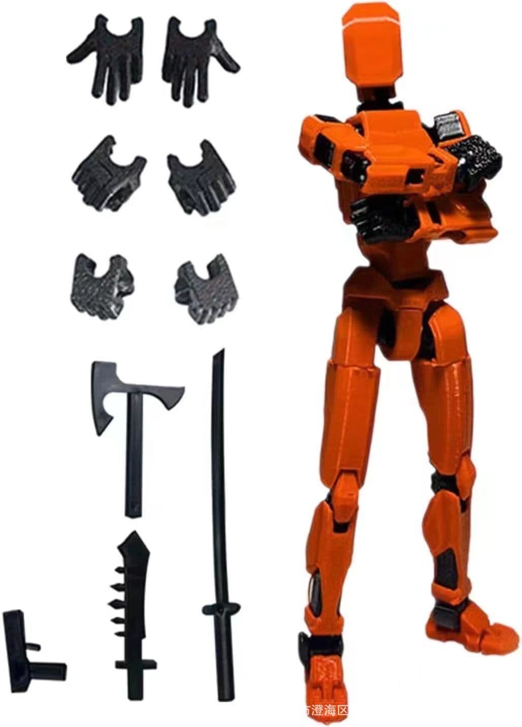 image-3rd Gen Lucky Articulated Toy Soldier, 13 Movable Parts, DIY 3D Printing, Ages 3-6