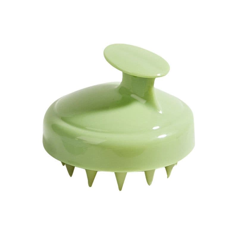 image-Silicone Scalp Massage Brush - Pink Wet & Dry