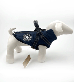 image-Waterproof Bichon Frize Cotton Dog Coat Purple Small
