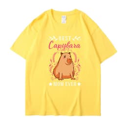 image-Cross-border independent station new summer cartoon cute Harajuku style printed cotton short-sleeved men's and women's T-shirt tops