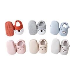 image-Three-dimensional ears cartoon children dispensing toddler shoes and socks spring and autumn striped animal short tube shallow mouth baby baby socks