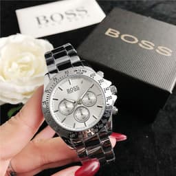 image-Quartz Watch Women's Golden Black Alloy 37mm