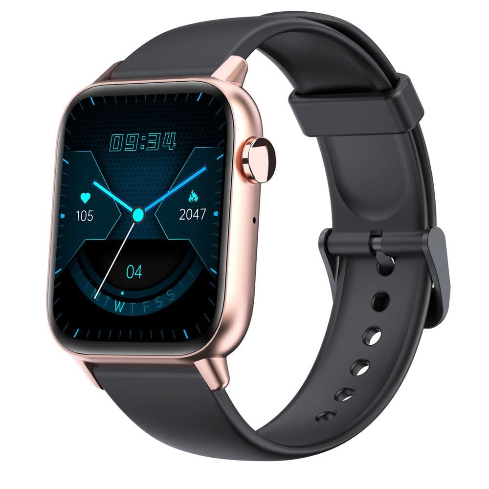 image-DOMI RTL8763E Smart Bluetooth Watch - Black Gold HD Call 300mAh