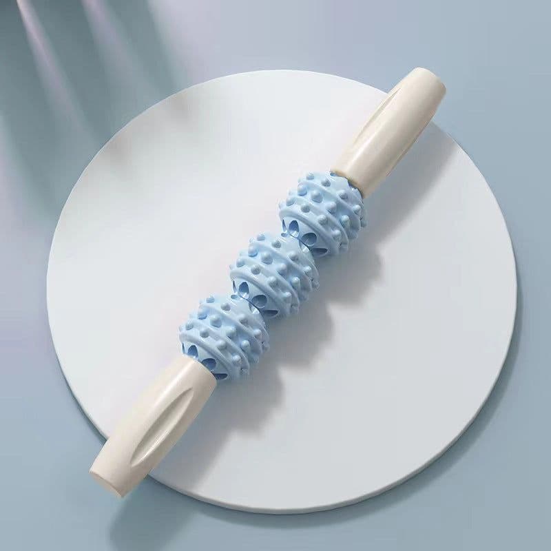 image-Stovepipe massage stick mace roller fitness fascia stick leg muscle relaxation roller calf yoga stretching