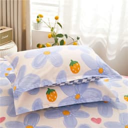image-Spot Cotton Pillowcase - Cartoon Print Skin-Friendly